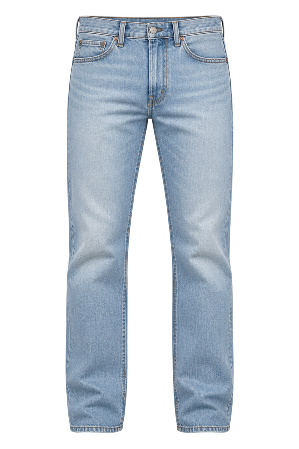 Wide-leg denim