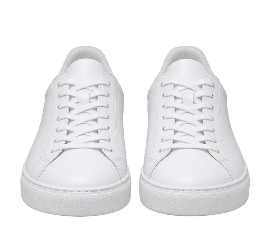 White sneakers